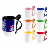 Taza Sublimacion Con Cuchara Maggie Su