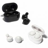 Audifonos Inalambricos Con Conexion Bluetooth Incluye Base Para Cargar Los Audifonos Y Cable Usb Sonido Estereo Colores Blanco Y Negro